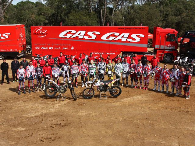 Gas Gas presenta sus equipos de trial y enduro