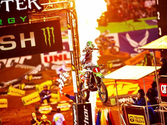 Christophe Pourcel, campeón AMA Supercross Lites