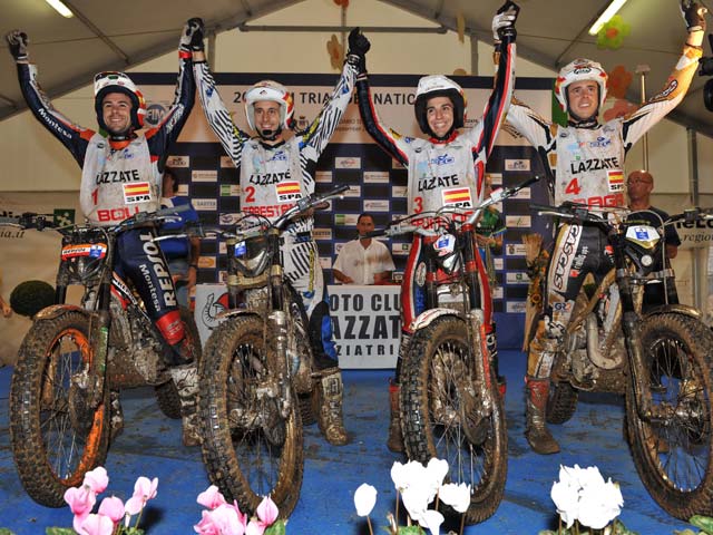 Equipo español para el Trial de las Naciones