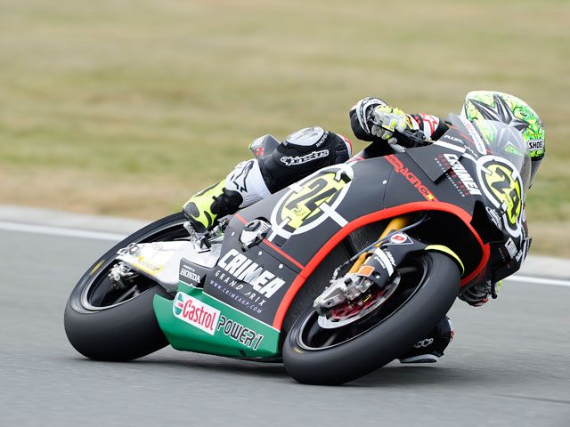 Elías, Iannone y Rolfo, podio de Moto2 en Alemania