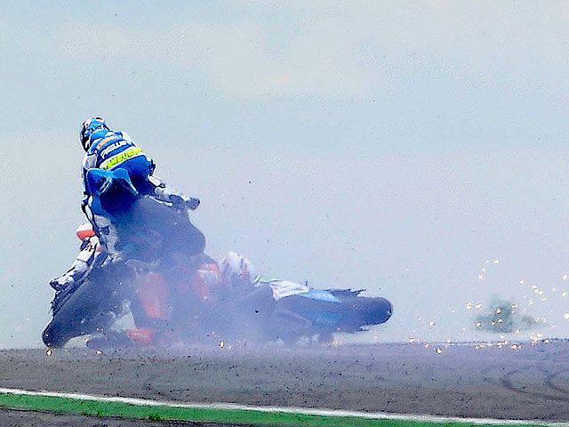 Joan Lascorz se recupera favorablemente tras su caída en el Mundial de Superbike