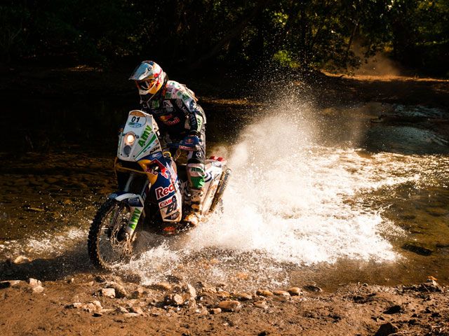 Marc Coma, líder en el Rally Dos Sertoes