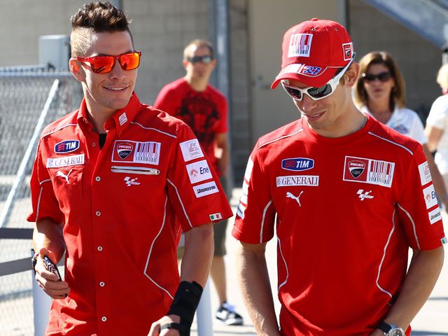 Casey Stoner, Marquez y Redding, líderes en los libres del GP de Indianápolis
