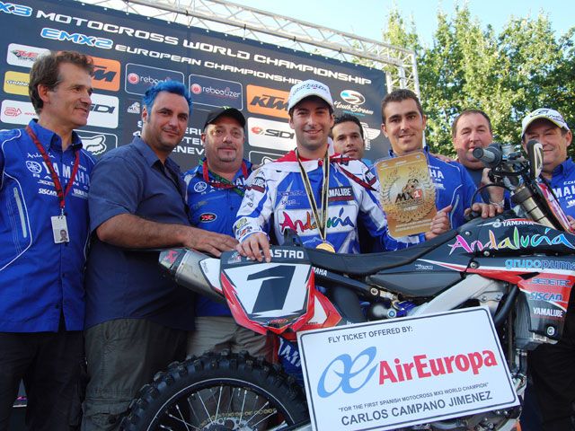 Carlos Campano, Campeón del Mundo de MX3