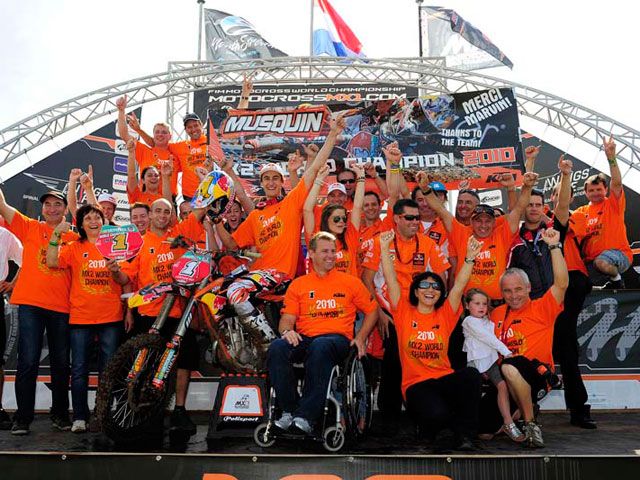 Marvin Musquin obtiene el Mundial de MX2