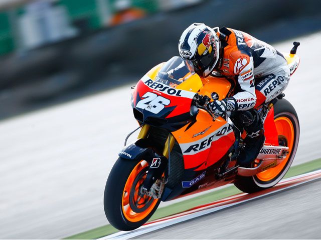 Dani Pedrosa domina la primera sesión de entrenamientos en MotorLand