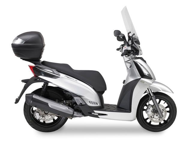 Baúl y parabrisas Kappa para el Kymco People GTi 125-300