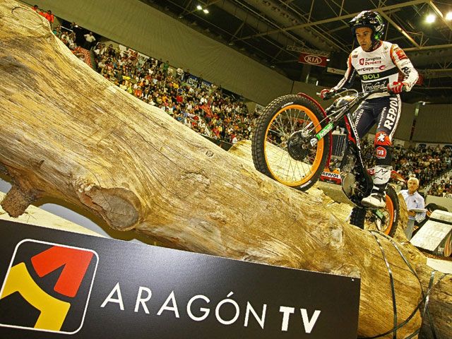 Toni Bou, primer líder del Campeonato de España de Trial Indoor