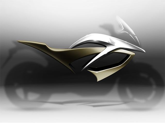 Primera imagen del nuevo modelo Honda con motor V4