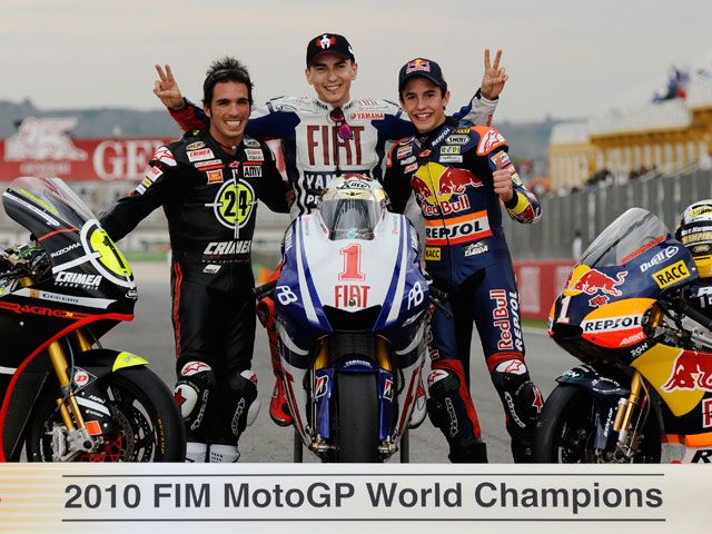 Todos los Campeones del Mundo de Motociclismo españoles