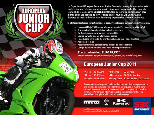 Nace la European Junior Cup