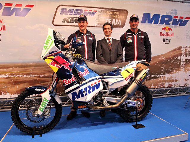 Marc Coma y Joan Pedrero, juntos en el Dakar 2011