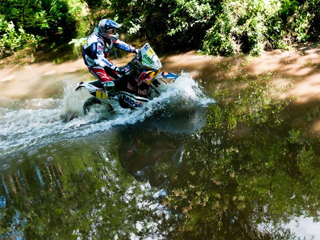 Cyril Després, primer líder del Dakar 2011