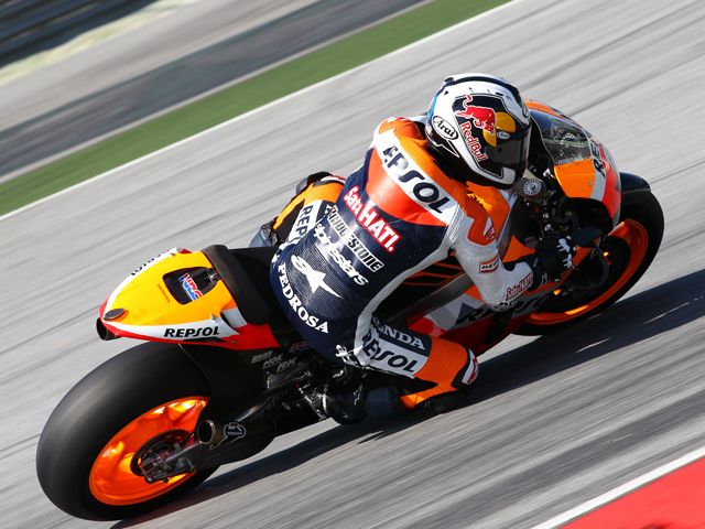 Dani Pedrosa, a ritmo de récord en Malasia