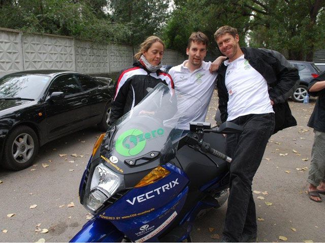 Vuelta al mundo en moto eléctrica