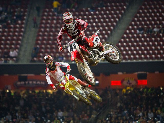 Victoria de Trey Canard en el Supercross de Hosuton