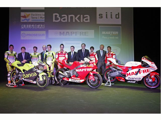 Presentación del equipo de Aspar en MotoGP, Moto2 y 125