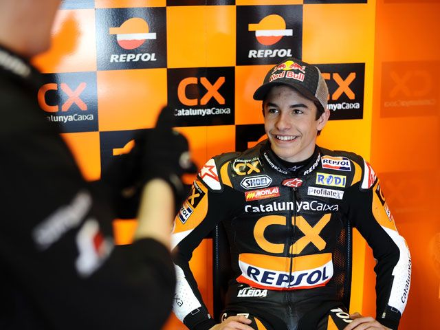 Márquez, segundo mejor tiempo en los primeros libres de Moto2