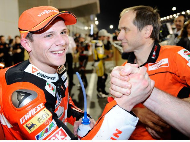 Stefan Bradl, primer líder de Moto2