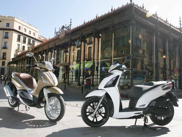 Piaggio Beverly 125 vs KYMCO People GTI 125