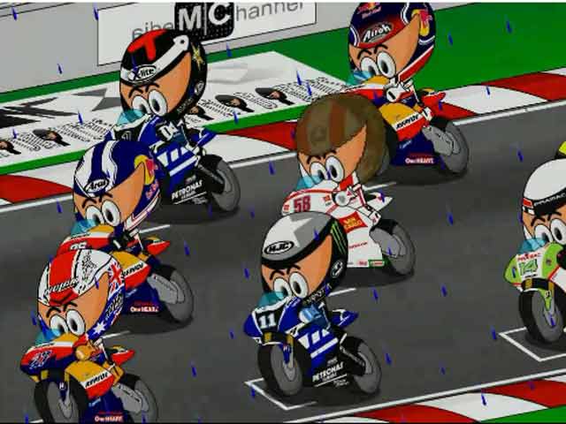 El Gran Premio de España de MotoGP en dibujos animados