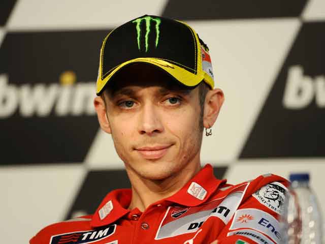 Valentino Rossi entrena en Jerez con la Ducati 2012