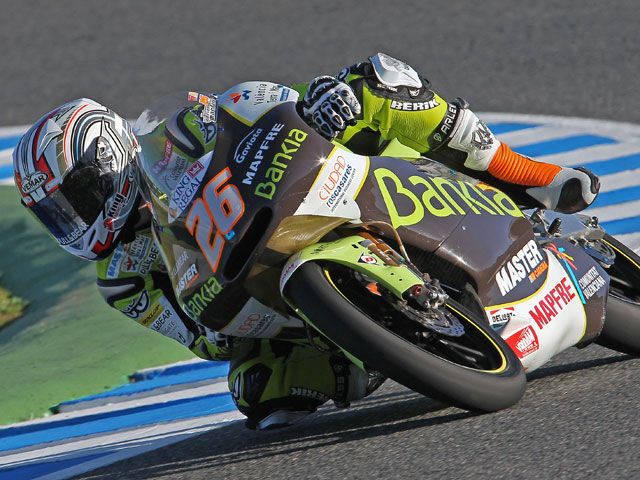 Entrenamientos del equipo Aspar en Cheste