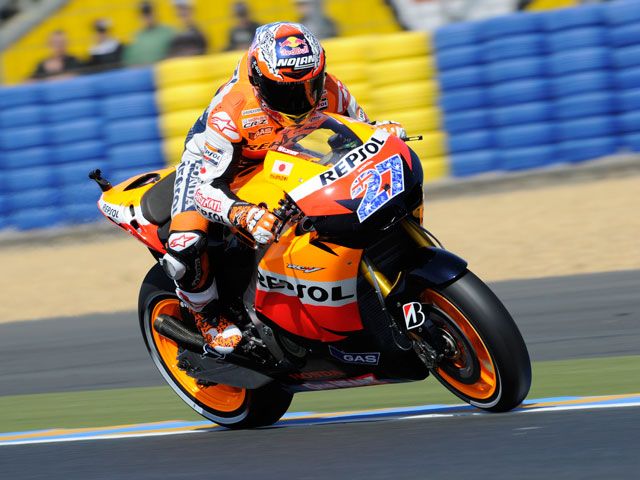 Stoner y Honda no dan opciones en Le Mans