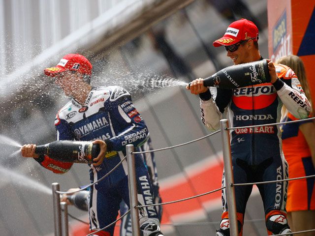 Casey Stoner "Estoy contento por haber mantenido la moto de pie Catalunya"