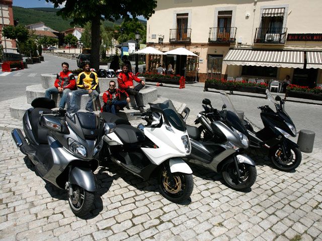 Comparativa maxi scooter