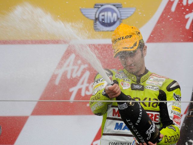 Bradl y Folger, satisfechos con el trabajo en el GP de Gran Bretaña
