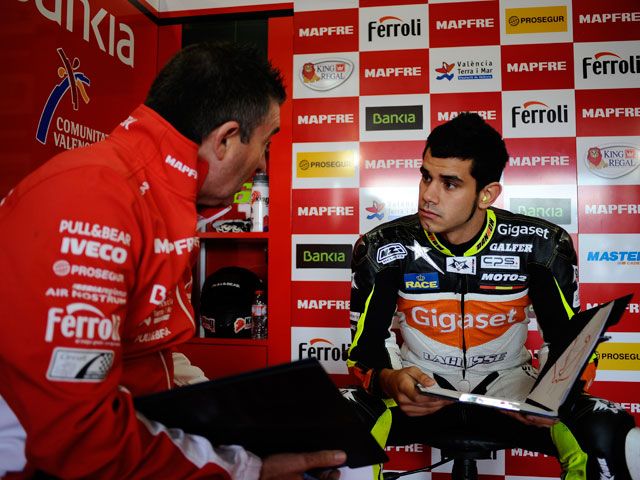 Jordi Torres y David Salom, con el Team Aspar en Moto2 en Mugello
