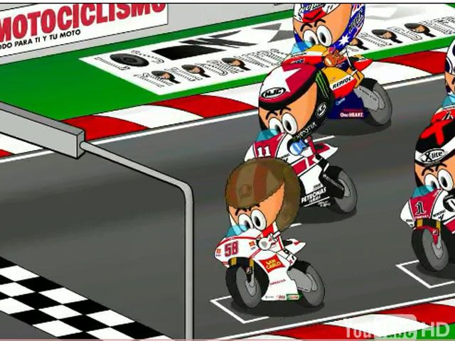 Gran Premio de Holanda en dibujos animados