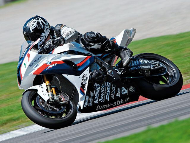 Prueba de las BMW de Superbike
