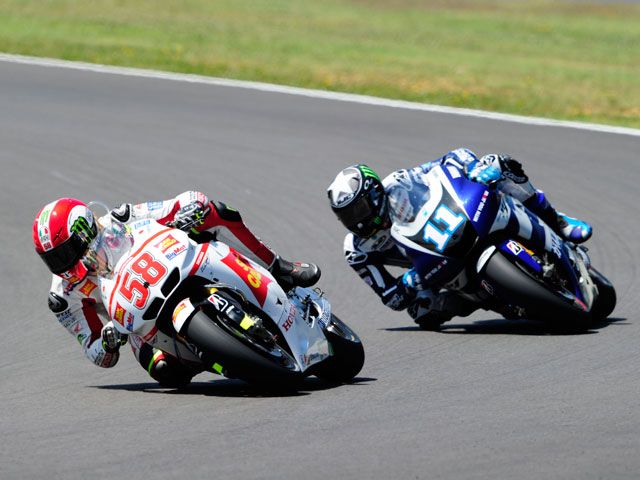 Marco Simoncelli, Nico Terol y Thomas Luthi dominan en Sachsenring