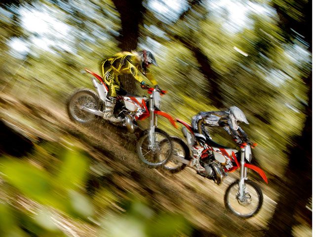 Comparativa enduro KTM