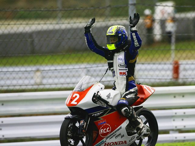 Primera victoria de la Honda de Moto3 en competición