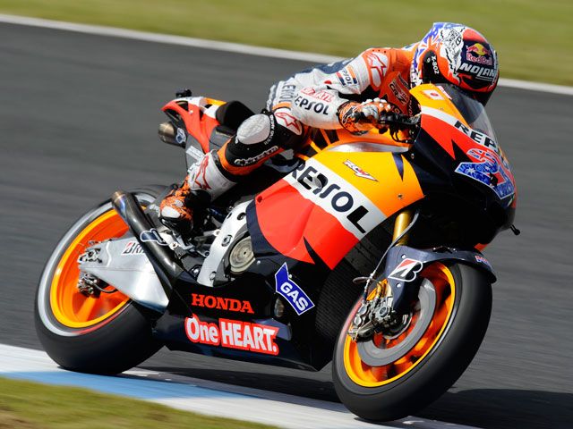 Stoner, Márquez y Zarco saldrán desde las "pole position" en el GP Japón