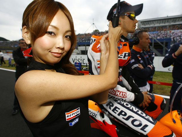 Galería de fotos de las chicas del Gran Premio de Japón