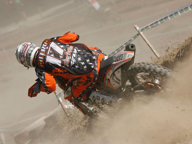 Victoria de Butrón en el Campeonato de España de Motocross