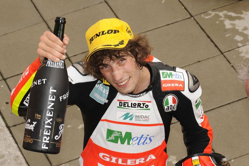 Marco Simoncelli en el Mundial de MotoGP