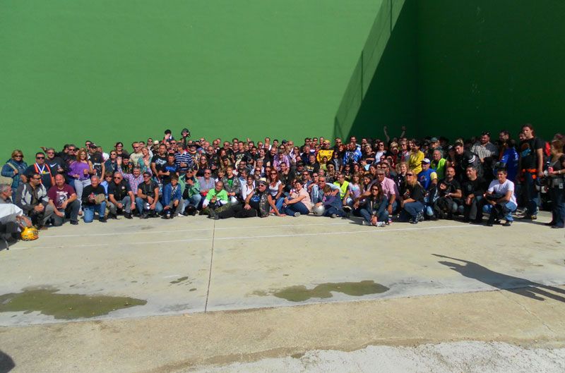 Primer moto almuerzo solidario en San Juan, Alicante