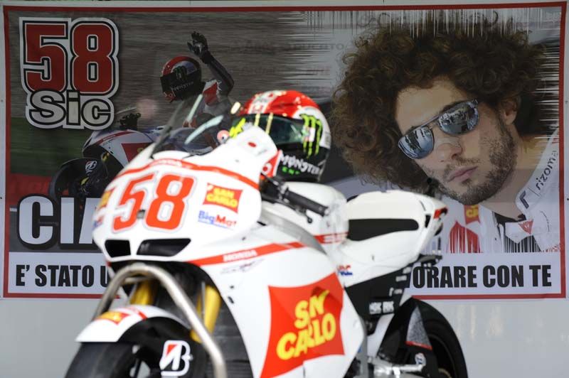 Kevin Schwantz llevará la moto de Marco Simoncelli