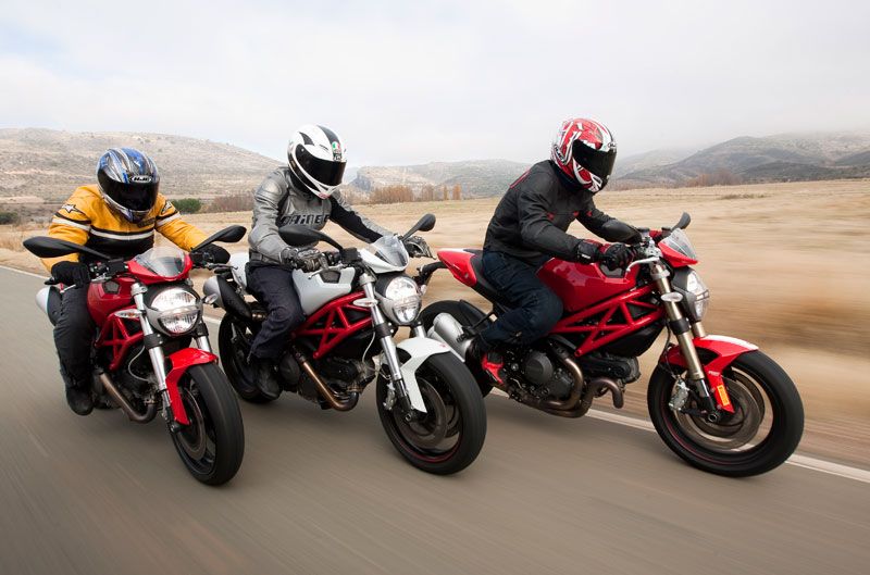 Comparativa de las Ducati Monster: 696, 796 y 1100 EVO
