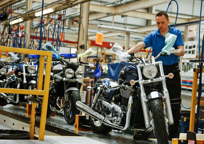 Triumph Motorcycle anuncia sus resultados económicos 2011