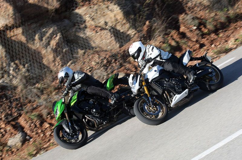 Camparativa Naked R: Yamaha FZ8 N Sport y Kawasaki Z 750 R