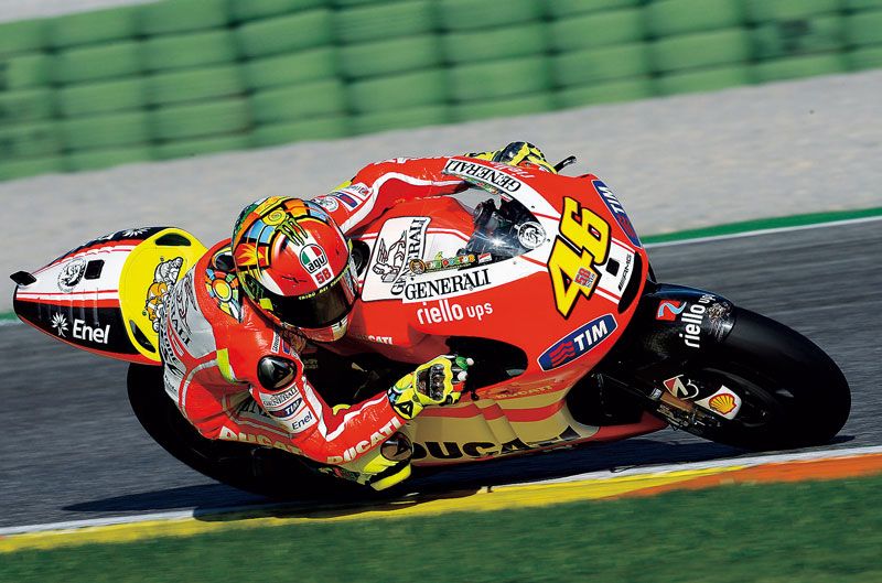 Valentino Rossi en el punto de mira