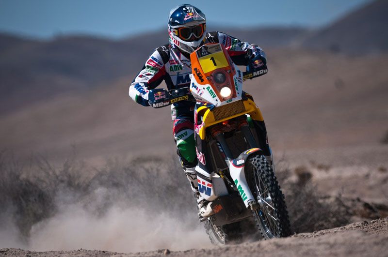 Marc Coma, victoria y liderato tras la 12 etapa del Dakar
