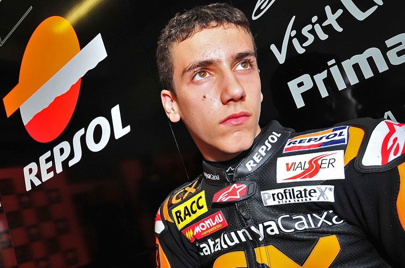 Álex Rins se lesiona y se perderá el primer test de Moto3