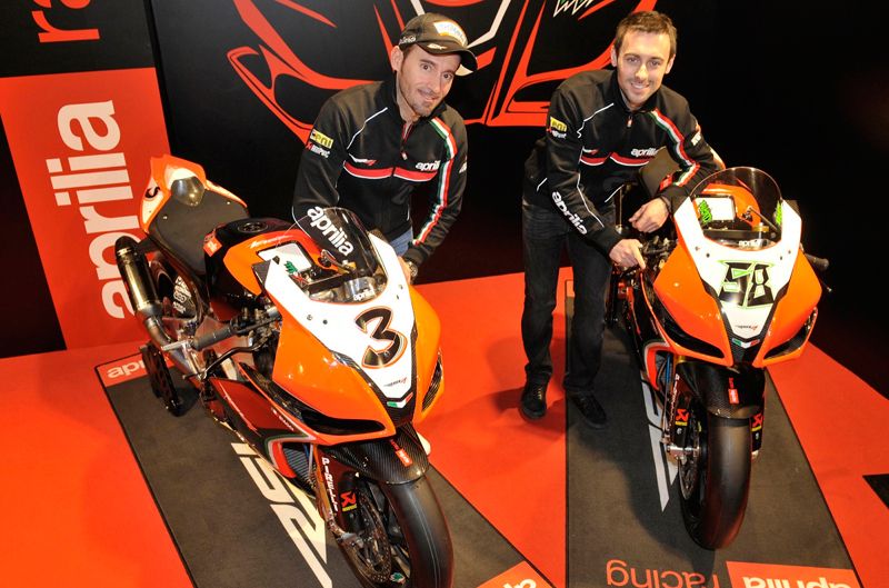Presentación del equipo Aprilia de Superbike